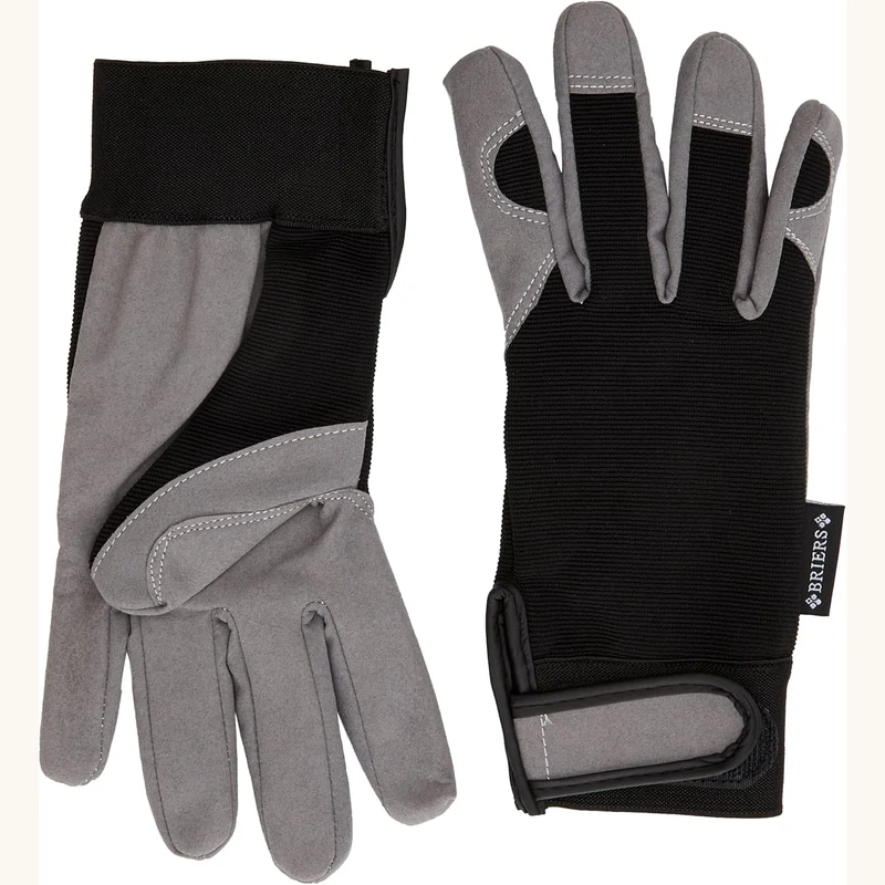 Briers Professional Gloves Grey/Black Medium